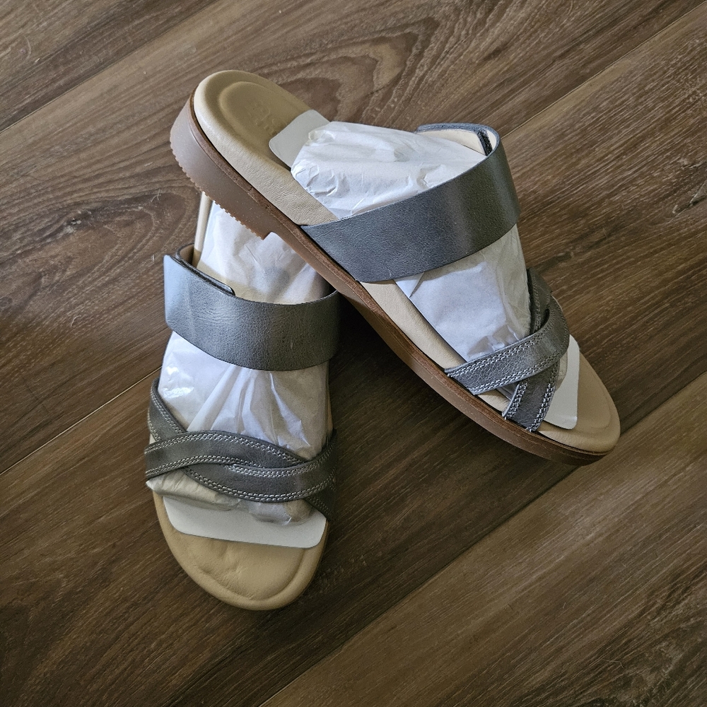 ABEO New in Box Pewter Sandals